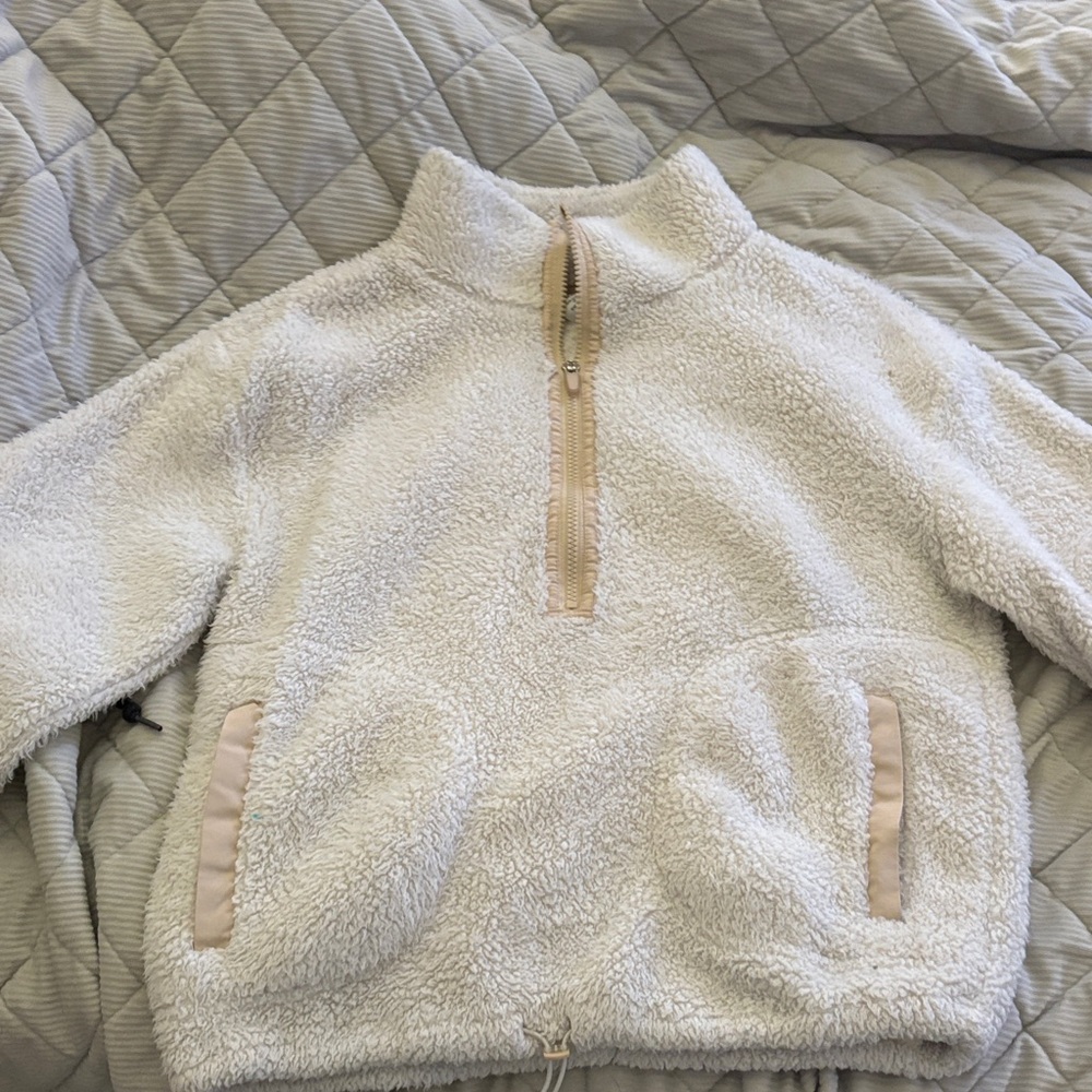 No Boundaries Cream Fleece Pullover